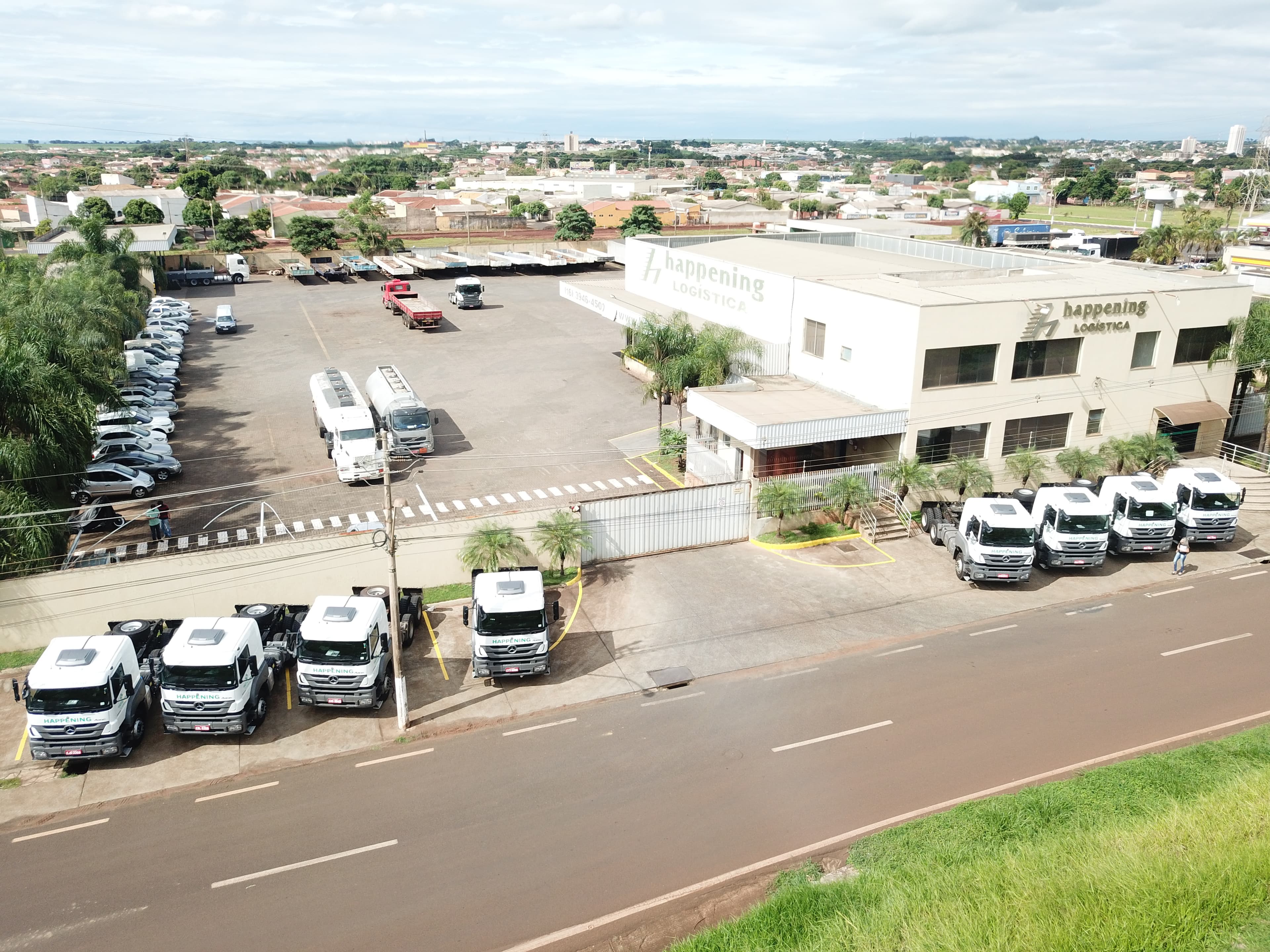Happening Logística - Vista aérea