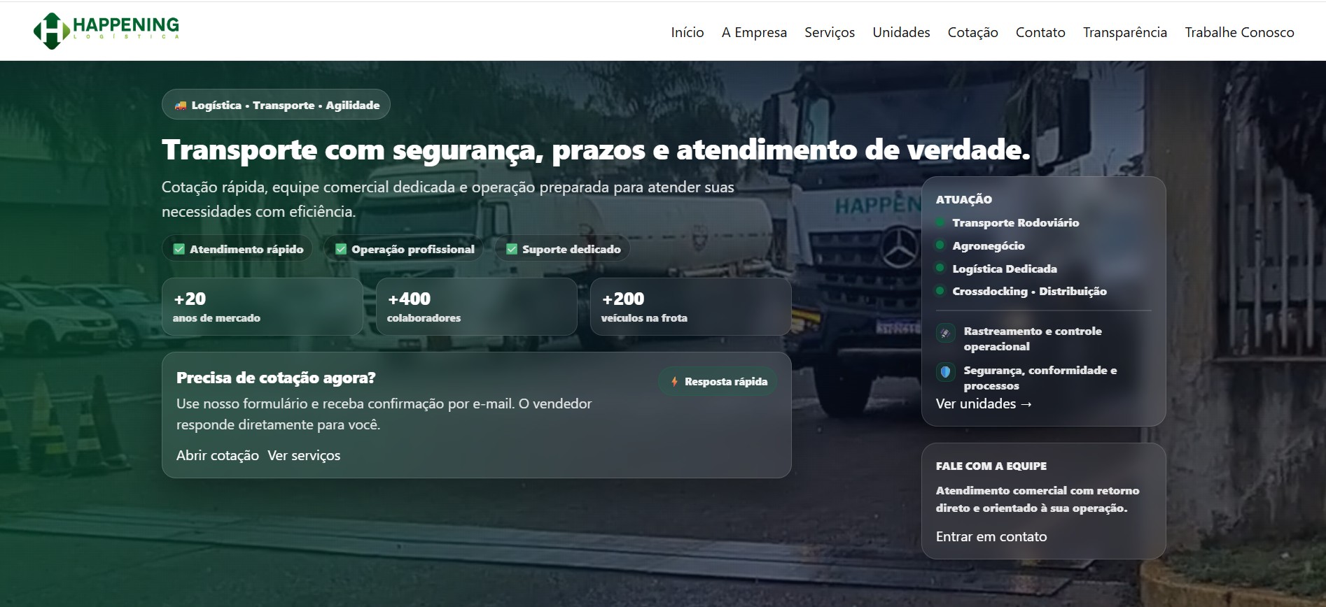 Happening lança seu novo site institucional